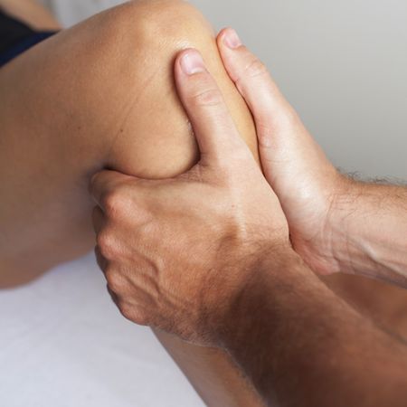 Physiotherapy Knee massage